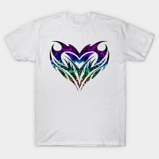 Trippy Tribal Heart Mandala T-Shirt